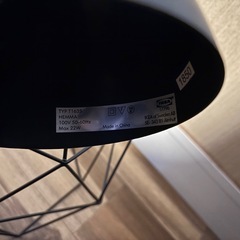 IKEA照明　ブルンスタブラック(コード、電球付き)の画像