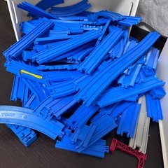 大量！！プラレール、線路の画像