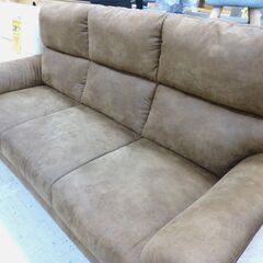 3人掛けソファー 　ブラウンの画像