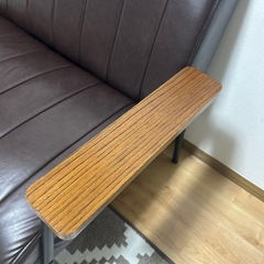 ソファ　合皮　2人掛けの画像