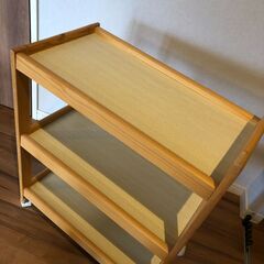 木製ワゴン【お渡し期間限定　2026/1/7～1/20まで】の画像