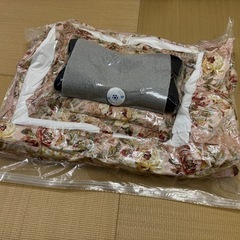 敷布団　掛布団　枕　掛布団カバー2枚　布団圧縮袋付きの画像