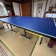 セパレート式卓球台　移動楽々キャスター付きの画像