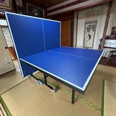 セパレート式卓球台　移動楽々キャスター付きの画像