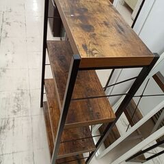 リユースのサカイ栃木店★ジモティ割あり★  棚 ブラウン W60×D28×H107 クリーニング済み TC12166の画像