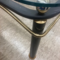 【ジモティー割引で最大15％OFF⭐️】ガラステーブル　ローテーブルの画像