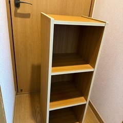 カラーボックス　３段　無料の画像