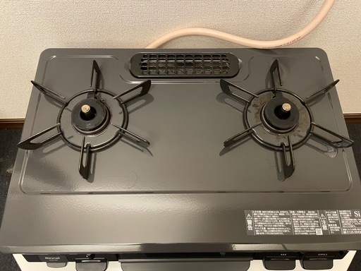 ガスコンロ+調味料台付きRINNAI 都市ガス 