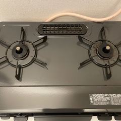 ガスコンロ+調味料台付きRINNAI 都市ガス の画像