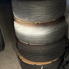 te37v風ホイール　深リム　100 4穴　8j+28 ドリケツにも！の画像