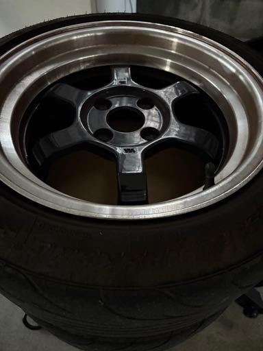 te37v風ホイール深リム100 4穴8j+28 ドリケツにも！ (正社員) 高知の