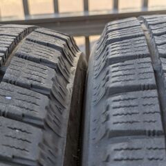 工賃こみ特価品　２０２１年ブリヂストン冬タイヤ１５５／６５Ｒ１４　４本セットの画像