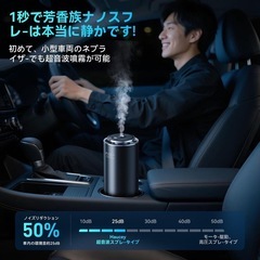 お話し中【✨新品✨】アロマディフューザー 車　芳香剤　フレグランス　ホワイトムクス　消臭の画像