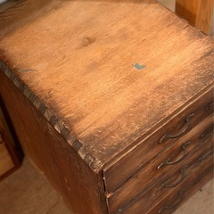木製 4段 引き出し 小引き出し 収納家具 書類収納 wooden 4 drawer chest small storage cabinet の画像