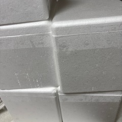 発泡スチロールの箱の画像