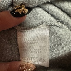 スウェットジャージ セットアップ 95 グレー／裏起毛 使用感ありの画像