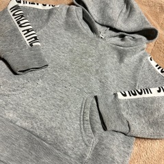 スウェットジャージ セットアップ 95 グレー／裏起毛 使用感ありの画像