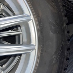 ※バリ山　ブリヂストン　225/65R17 スタッドレスホイール付の画像