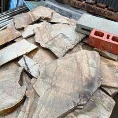 ガーデニングレンガ、石色々の画像