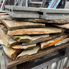 ガーデニングレンガ、石色々の画像