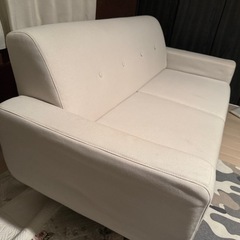 2人掛けソファ　の画像