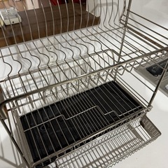 キッチン　食器水切りラックの画像