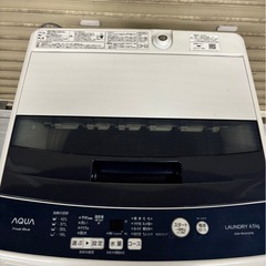 AQUA 全自動洗濯機 4.5kg AQW-BK45G 2019年製 動作確認済 の画像