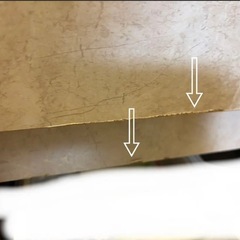 【取りに来られる方限定】ストーンホワイト キッチンカウンターの画像