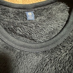 ユニクロ フリース風トレーナー 120 ネイビー 2枚セット／状態良好 の画像