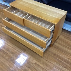 【トレファクマーケット久喜店】無印良品　ミドルチェストの画像