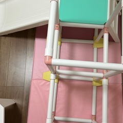 室内用　折りたたみジャングルジム＆滑り台の画像
