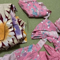 裁縫　材料　布　半襟　帯　パッチワークの画像