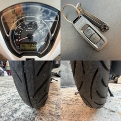 ホンダ　Dio110 JK03 ホワイト　実働　キーレス　動画あり　大阪の画像