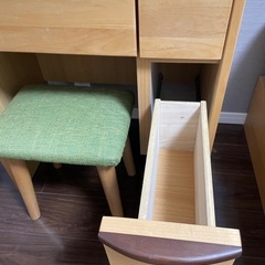 電源,椅子付きドレッサーの画像