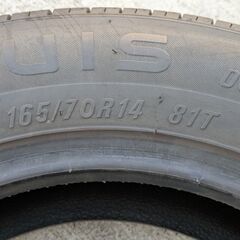 工賃こみ　２０２４年夏タイヤ１６５／７０Ｒ１４　４本セットの画像
