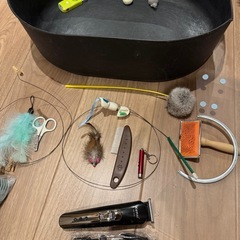 IKEA猫トイレ　猫バリカンの画像