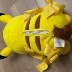 ピカチュウ　ぬいぐるみリュックの画像