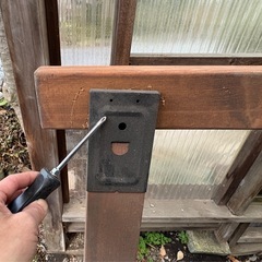 
手作りサイクルラックの画像