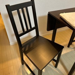 IKEA ダイニングテーブル　チェアセットの画像