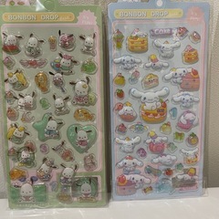 【4枚セット】ぷくぷくシール ボンボンドロップシール　サンリオの画像