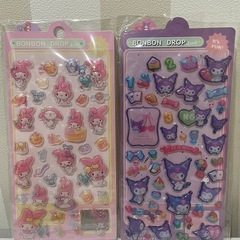 【4枚セット】ぷくぷくシール ボンボンドロップシール　サンリオの画像