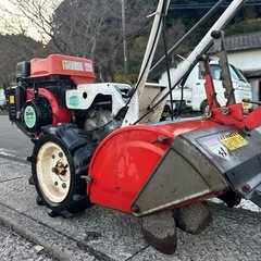 オーレック　管理機 耕運機　正転逆転　畝立て 6馬力 SF50 家庭菜園 耕うん幅500m デフロック 抵抗棒 農用トラクター　ガソリンエンジン 宮崎 始動動画ありの画像