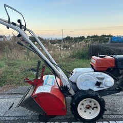 オーレック　管理機 耕運機　正転逆転　畝立て 6馬力 SF50 家庭菜園 耕うん幅500m デフロック 抵抗棒 農用トラクター　ガソリンエンジン 宮崎 始動動画ありの画像