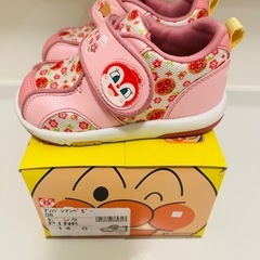 アンパンマン　靴　14cm ピンクの画像