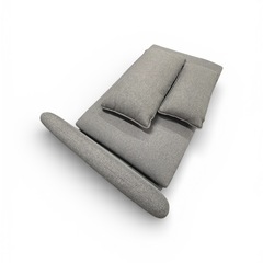 ニトリ Nシールド シェーズロング（肘なし）グレーの画像