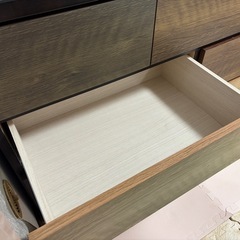 ニトリ　ローチェスト(ランダム 120LC DBR)の画像