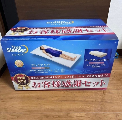 月末特価！トゥルースリーパー 低反発マットレス ネックフィットピロー