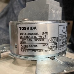 ダウンライト　TOSHIBAの画像