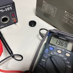 元箱入 安定化電源 DAIWA ダイワ DC POWER SUPPLY 13.8V model: PS-40Y シガーソケット 動作確認済 アマチュア無線 中古美品 ③の画像