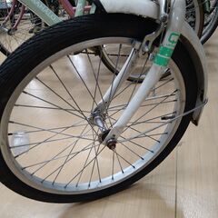リユースのサカイ浦和店 【G198】ON14 20インチ 折りたたみ 自転車 6段変速 ホワイトの画像